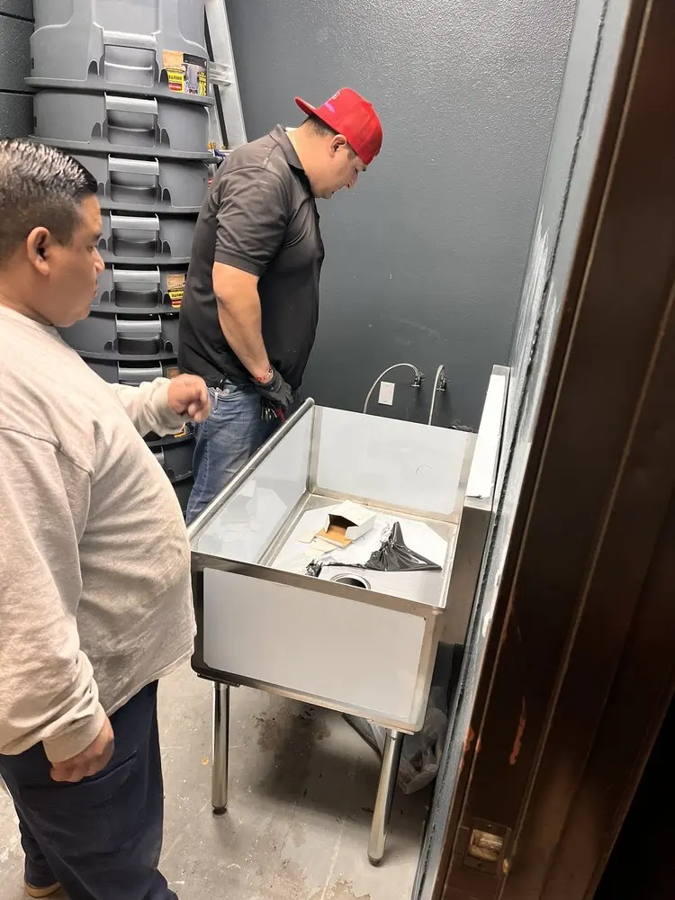 Commercial plumbing and sink installation in Sikeston