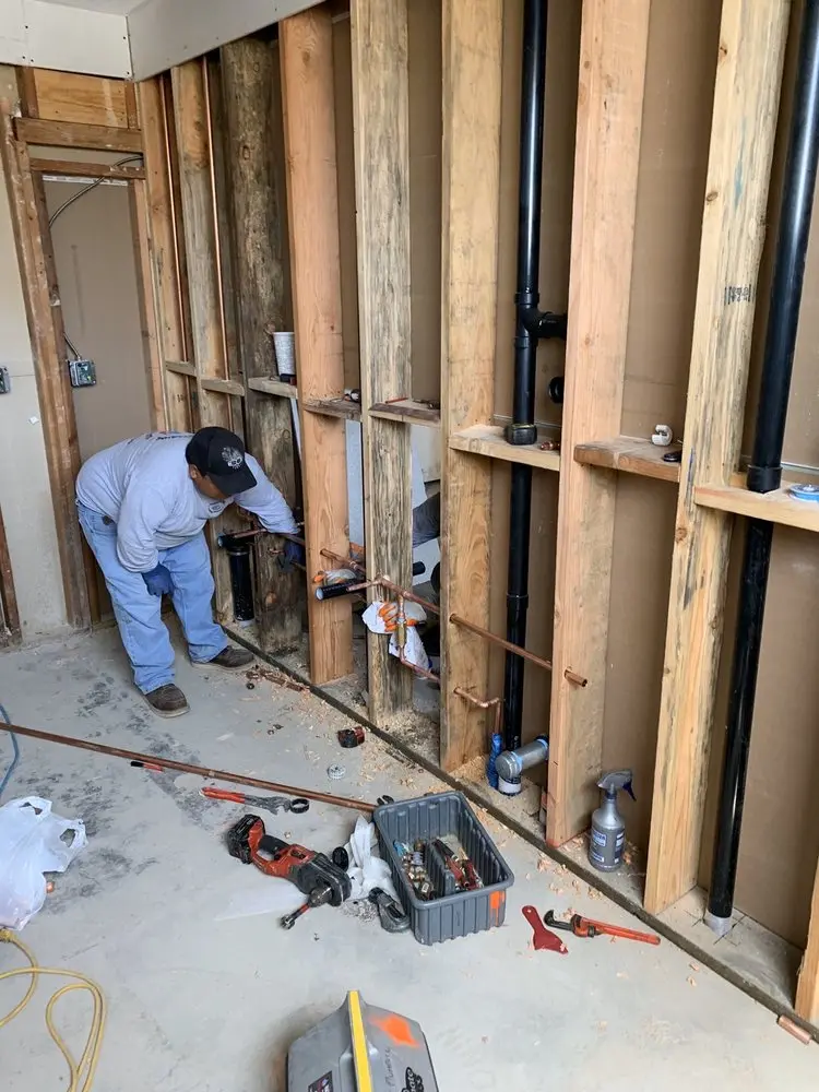 Commercial rough-in plumbing for Gas Line Repair in Sikeston